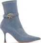 Gianvito Rossi Blue Ascent Boots - Thumbnail 1