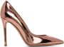 Gianvito Rossi Brown Gianvito 105 Heels - Thumbnail 1