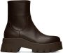 Gianvito Rossi Brown Montey Boots - Thumbnail 1