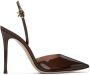 Gianvito Rossi Brown Ribbon D'Orsay Heels - Thumbnail 1