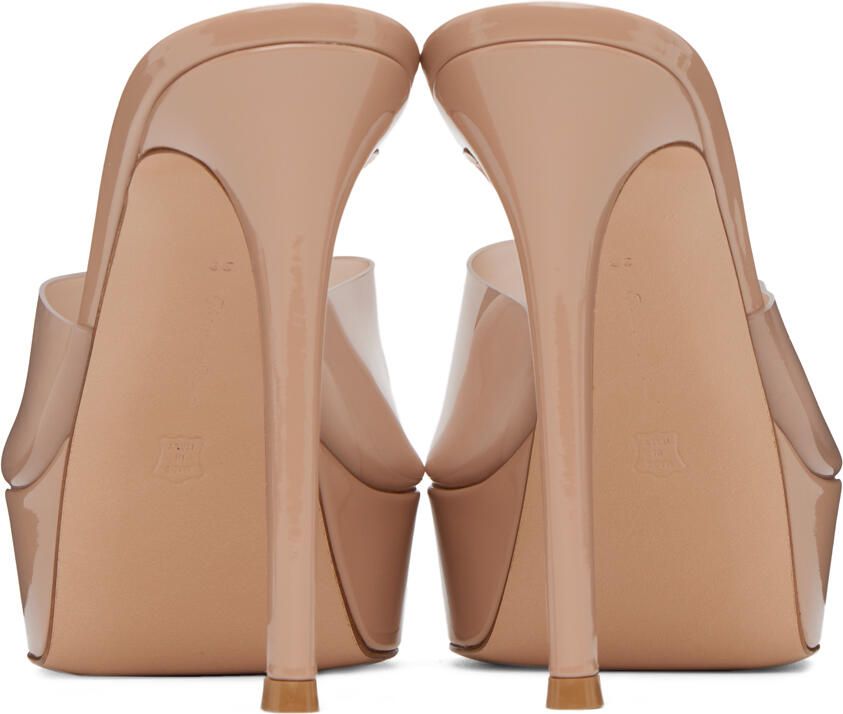 Gianvito Rossi Beige Betty Platform Sandals