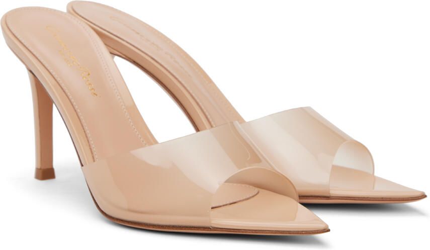Gianvito Rossi Beige Elle 85 Heeled Sandals - Picture 2