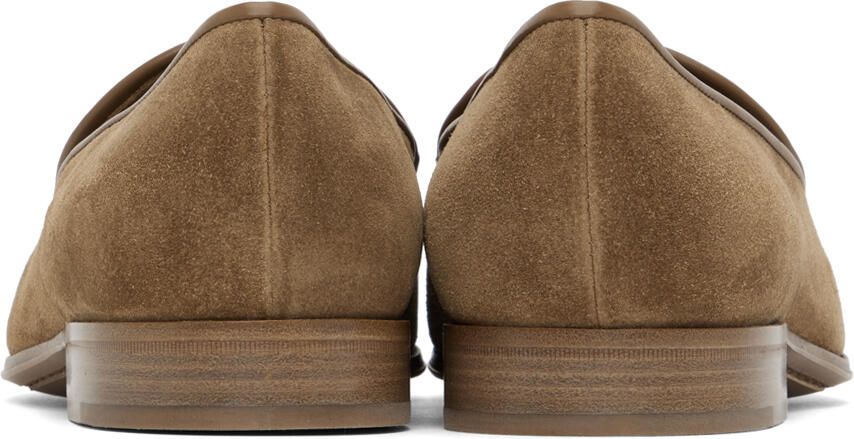 Gianvito Rossi Beige Julio Loafers