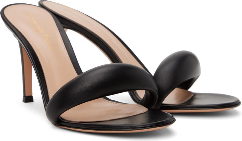 Gianvito Rossi Black Bijoux 85 Heeled Sandals