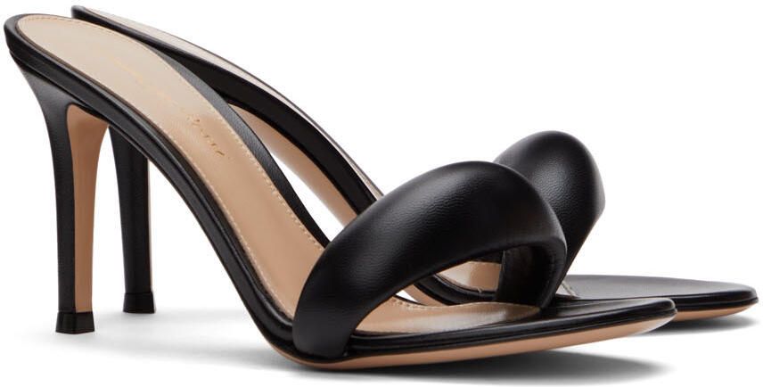 Gianvito Rossi Black Bijoux 85 Heeled Sandals - Picture 3