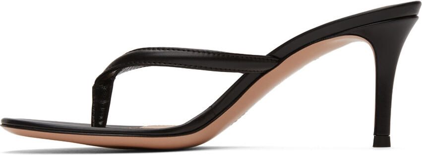 Gianvito Rossi Black Calypso 70 Heeled Sandals - Picture 4