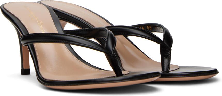Gianvito Rossi Black Calypso Sandals