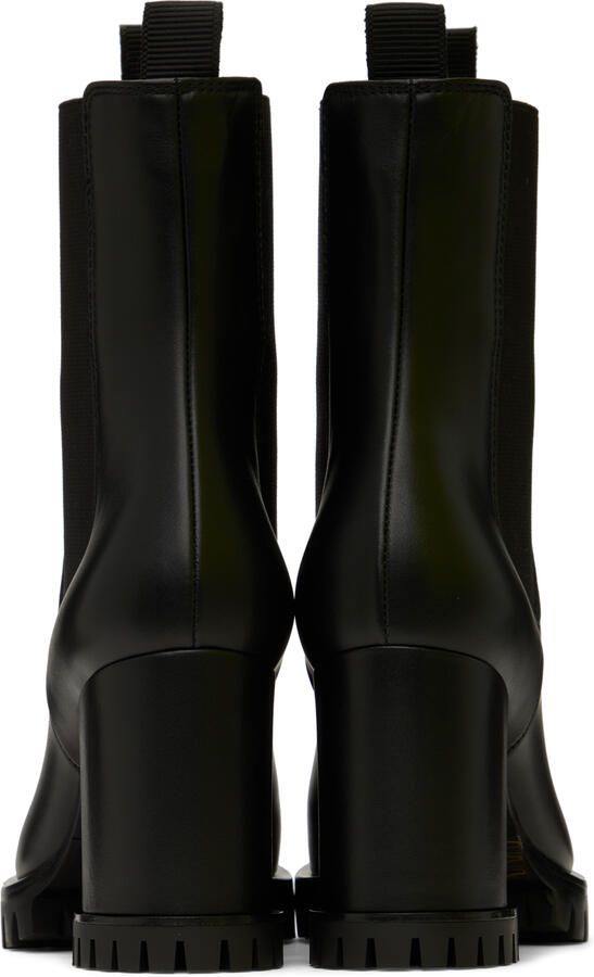 Gianvito Rossi Black Chester 70 Chelsea Boots - Picture 5