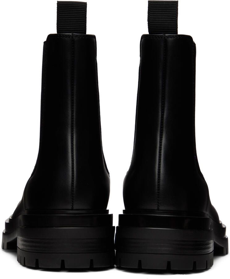 Gianvito Rossi Black Chester Chelsea Boots