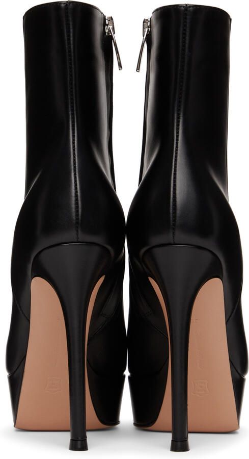 Gianvito Rossi Black Dasha 85 Boots - Picture 3