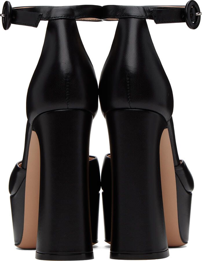 Gianvito Rossi Black Holly D'Orsay Heels - Picture 3