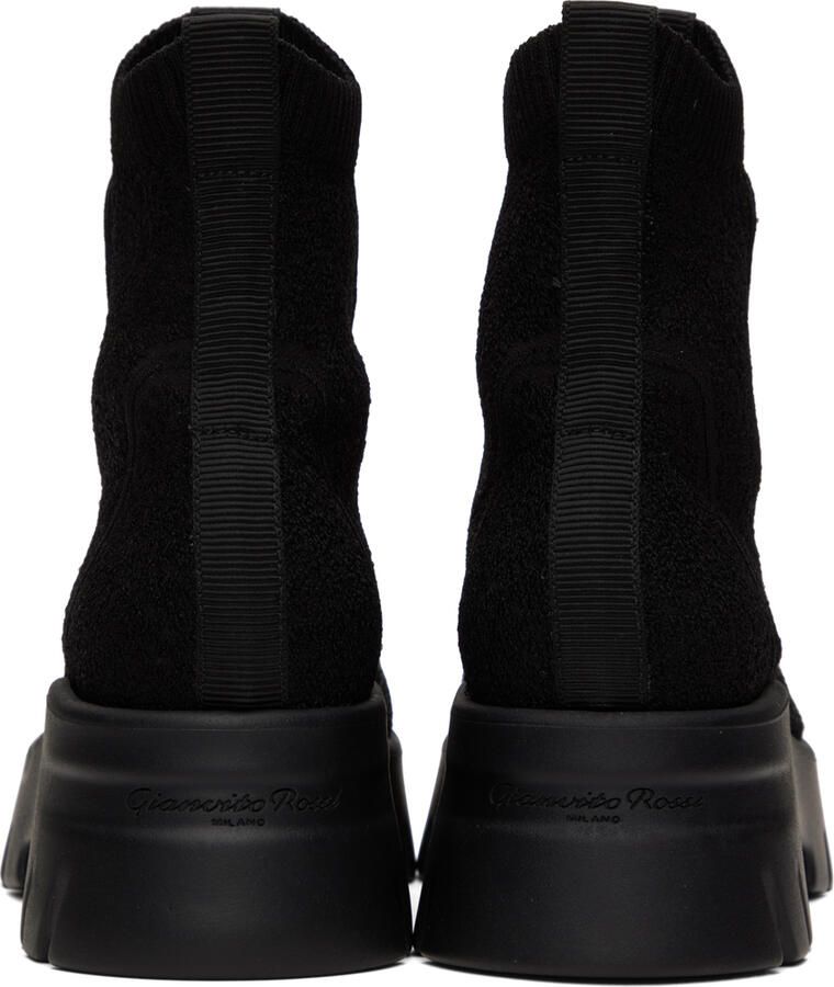 Gianvito Rossi Black Lambert Boots