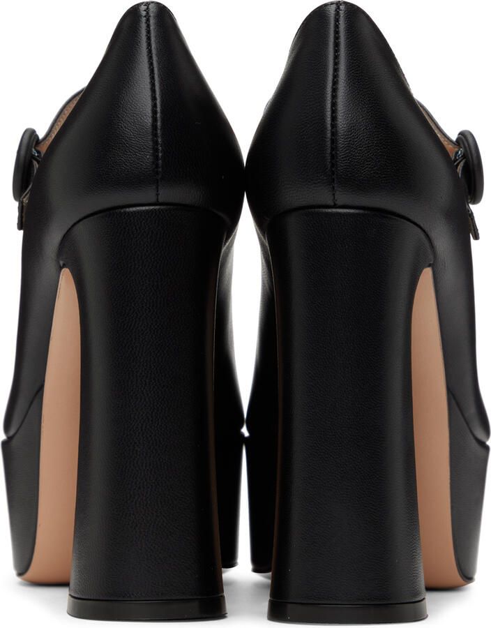 Gianvito Rossi Black Mary Jane Heels - Picture 2
