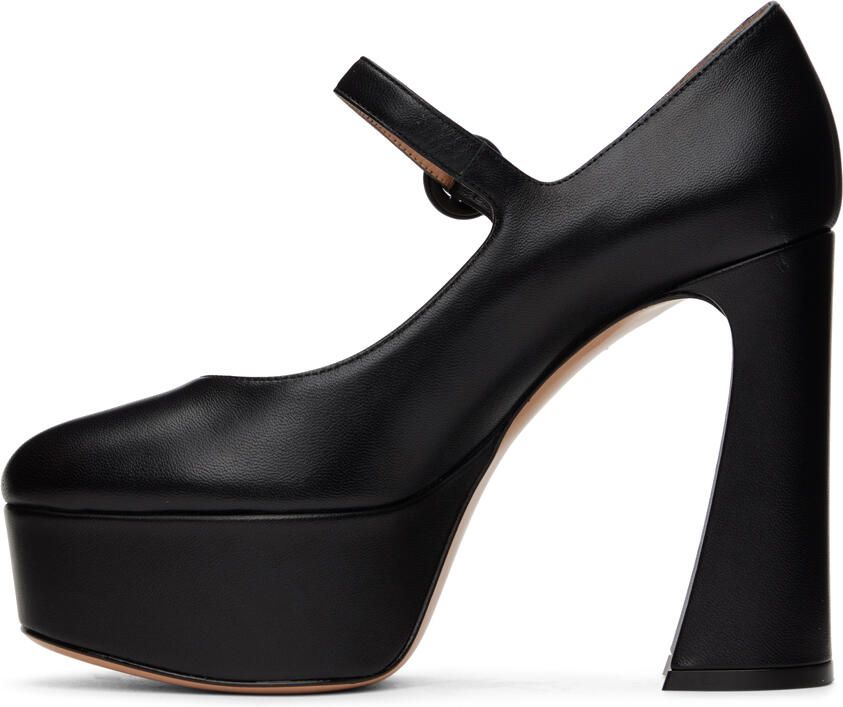 Gianvito Rossi Black Mary Jane Heels - Picture 3