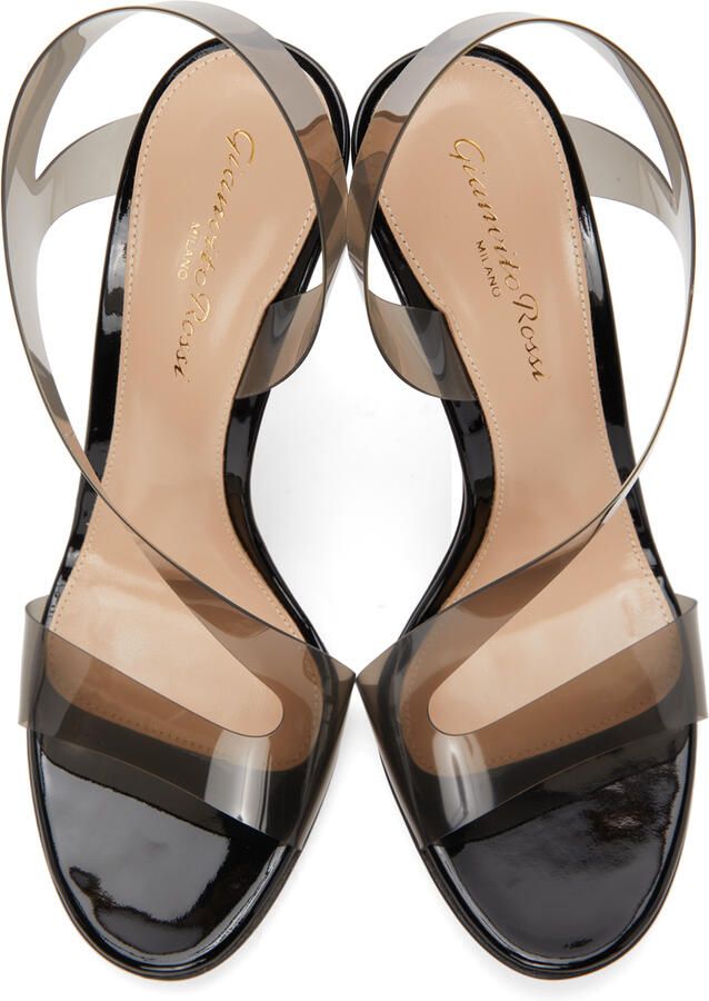 Gianvito Rossi Black Metropolis 105 Heeled Sandals - Picture 12