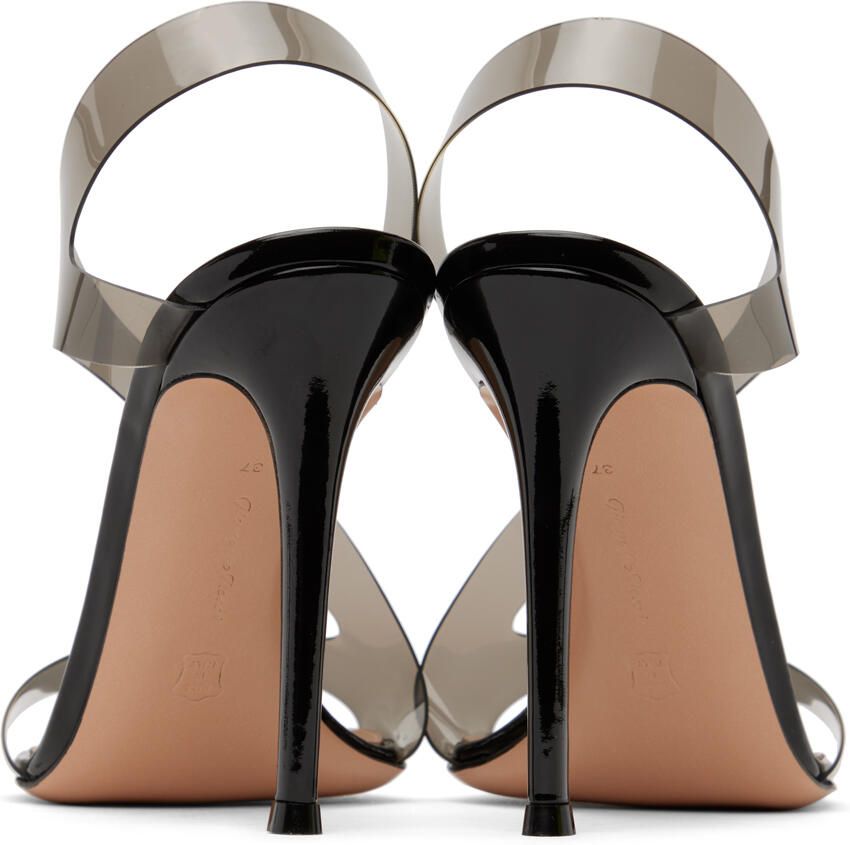 Gianvito Rossi Black Metropolis 105 Heeled Sandals - Picture 2