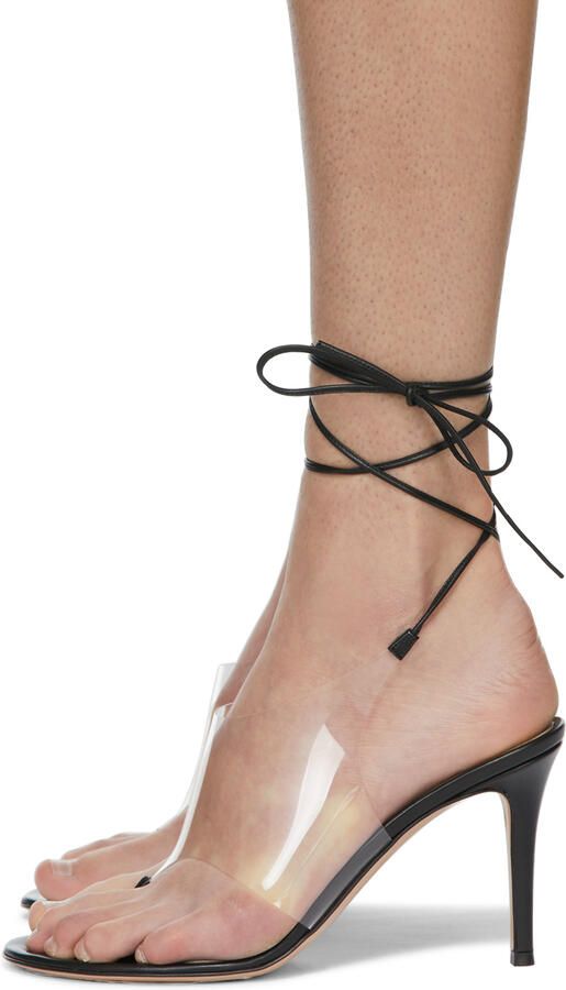 Gianvito Rossi Black Nerea Heeled Sandals - Picture 3