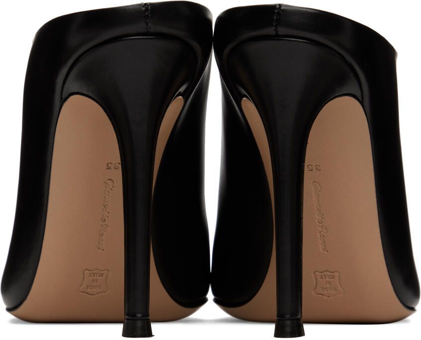 Gianvito Rossi Black Nova Heeled 105 Heels