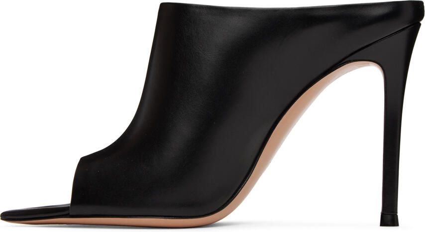 Gianvito Rossi Black Nova Mules - Picture 3
