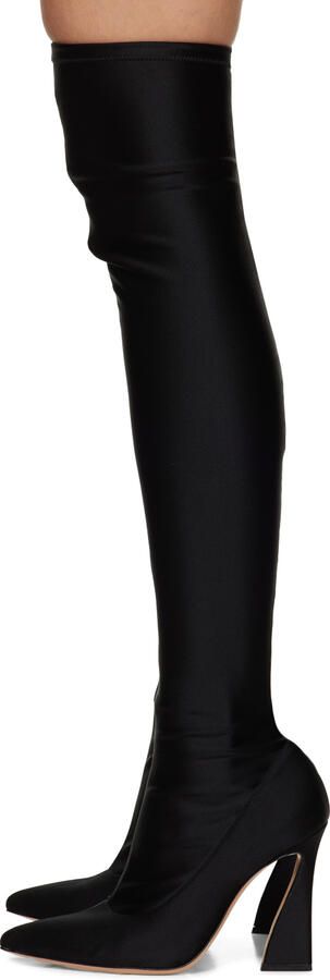 Gianvito Rossi Black Vertigo Tall Boots - Picture 2
