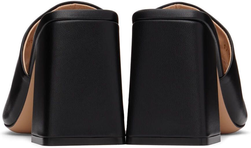 Gianvito Rossi Black Wynn Heeled Sandals