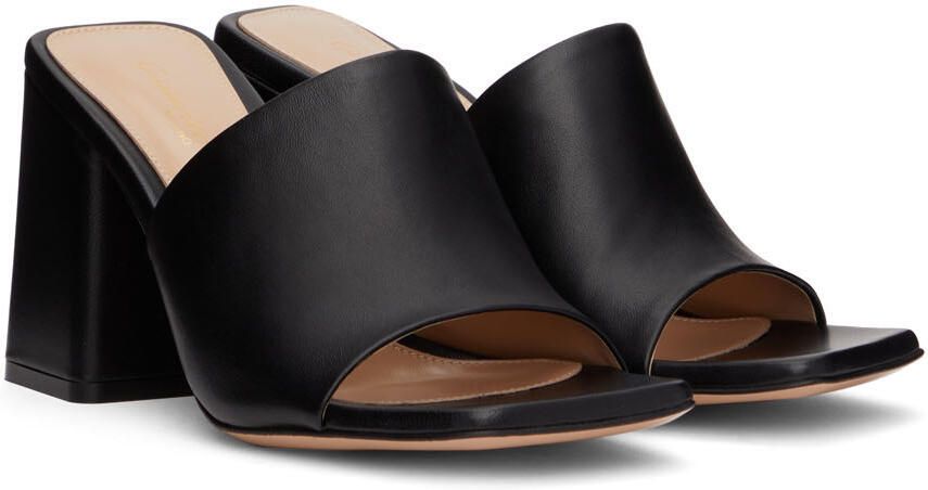 Gianvito Rossi Black Wynn Heeled Sandals - Picture 2