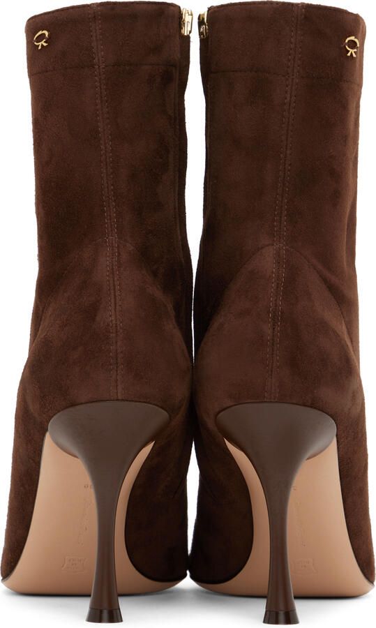 Gianvito Rossi Brown Dunn Boots - Picture 3