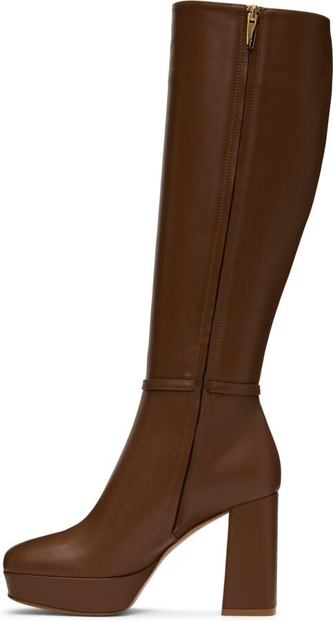 Gianvito Rossi Brown Moreau Boots - Picture 2