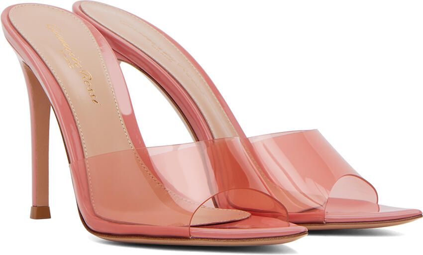 Gianvito Rossi Pink Elle 105 Heeled Sandals - Picture 2