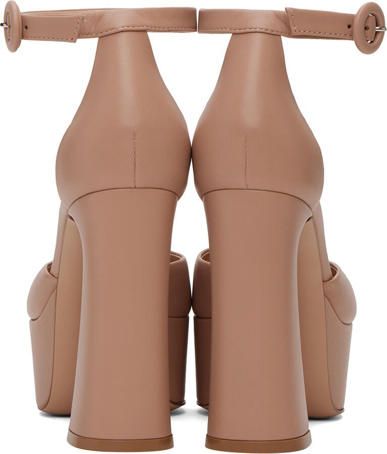 Gianvito Rossi Pink Holly D'Orsay Heels