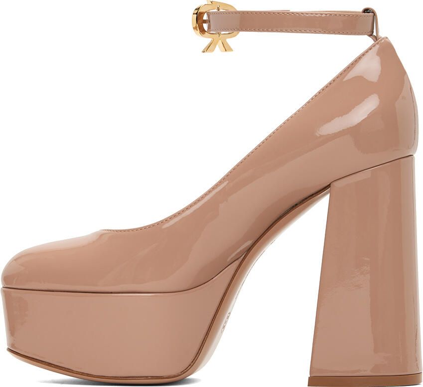 Gianvito Rossi Pink Manila Heels - Picture 3