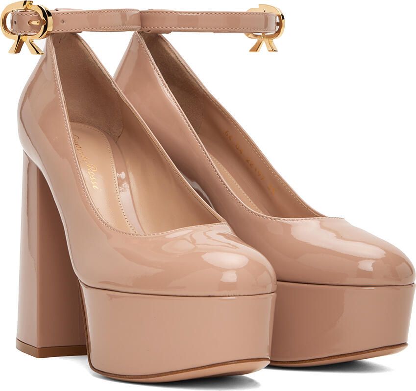 Gianvito Rossi Pink Manila Heels - Picture 2