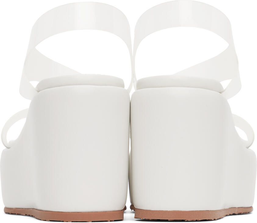 Gianvito Rossi Pink Metropolis 45 Wedge Sandals