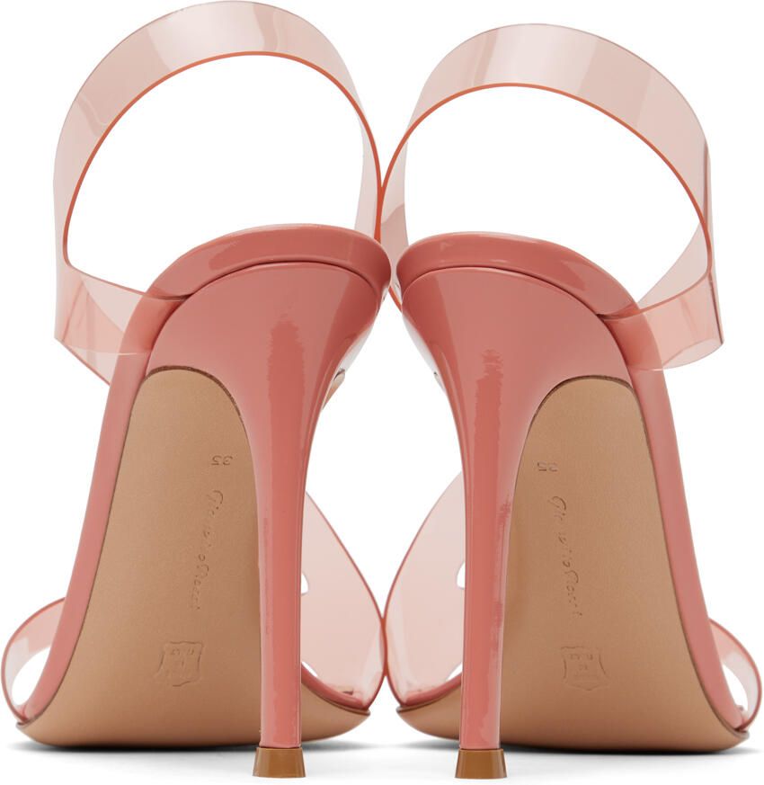 Gianvito Rossi Pink Metropolis Heeled Sandals