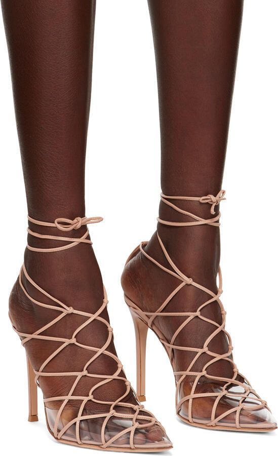 Gianvito Rossi Pink Miria Heels - Picture 2