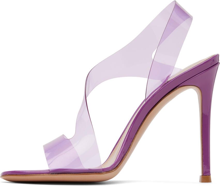 Gianvito Rossi Purple Metropolis Heeled Sandals - Picture 3