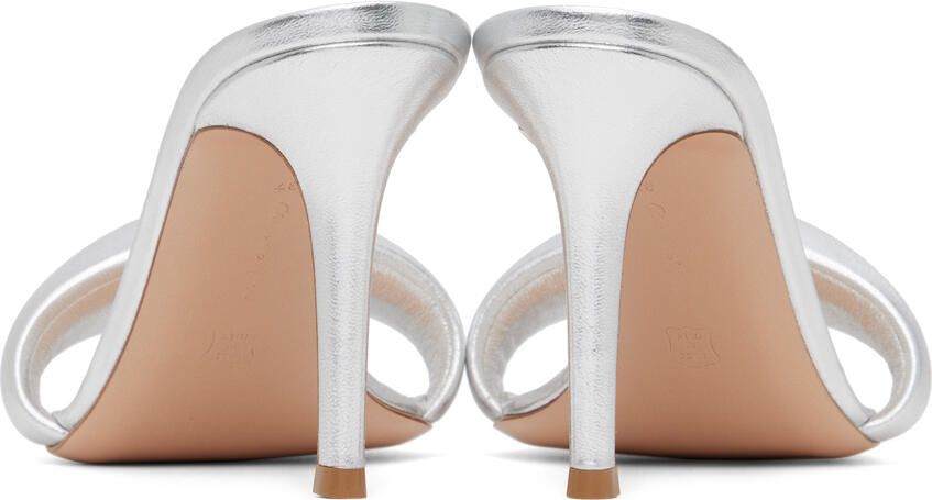 Gianvito Rossi Silver Bijoux 85 Sandals - Picture 2