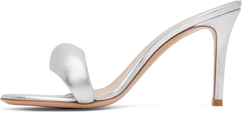 Gianvito Rossi Silver Bijoux 85 Sandals - Picture 3