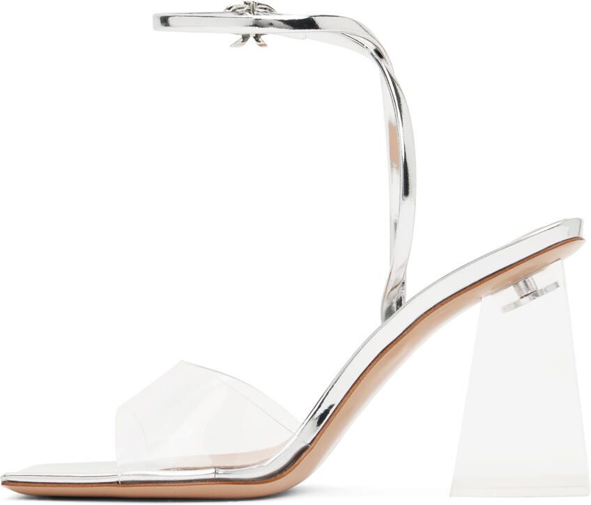 Gianvito Rossi Silver Cosmic 85 Sandals - Picture 3