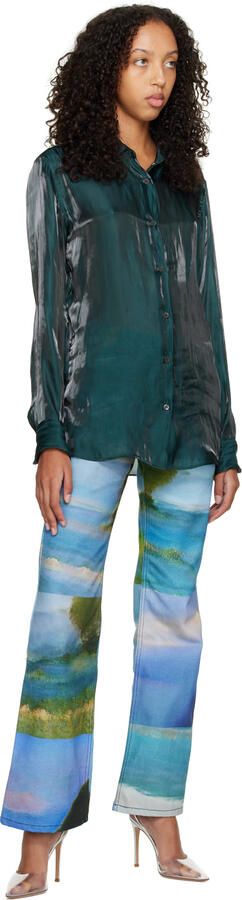 Gianvito Rossi Silver Ribbon D'Orsay 105 Heels - Picture 4