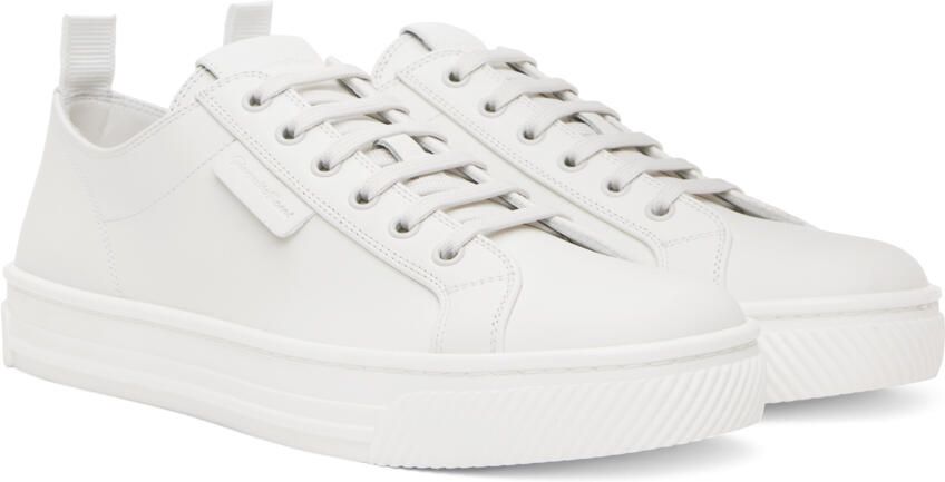 Gianvito Rossi White 360 Low Sneakers - Picture 2
