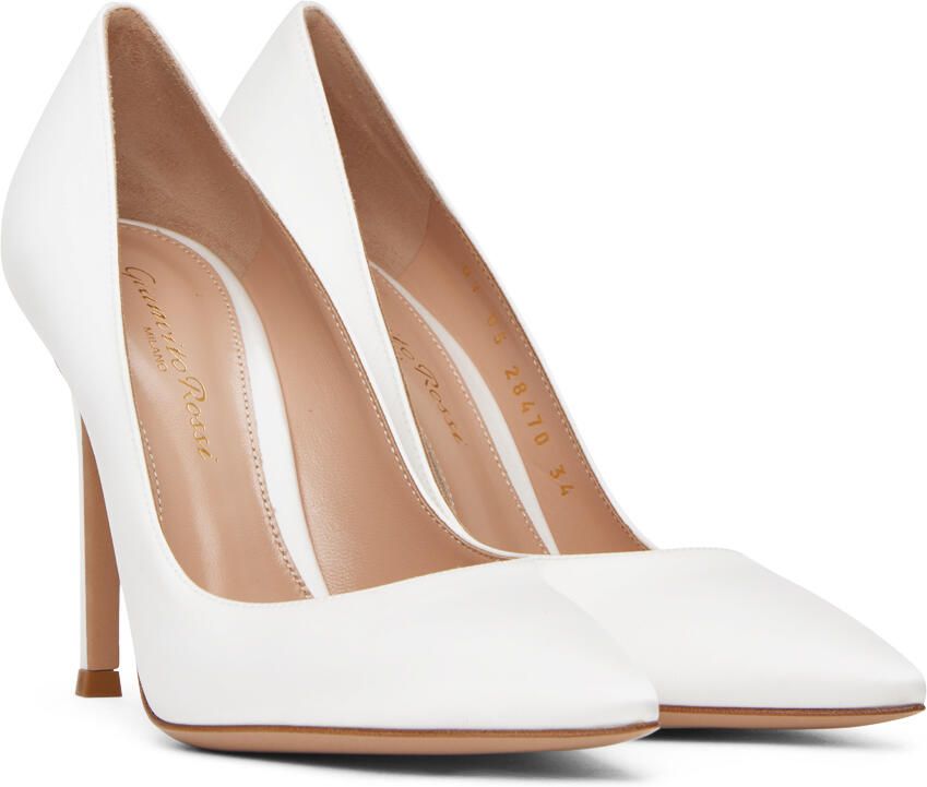 Gianvito Rossi White Gianvito Heels - Picture 2