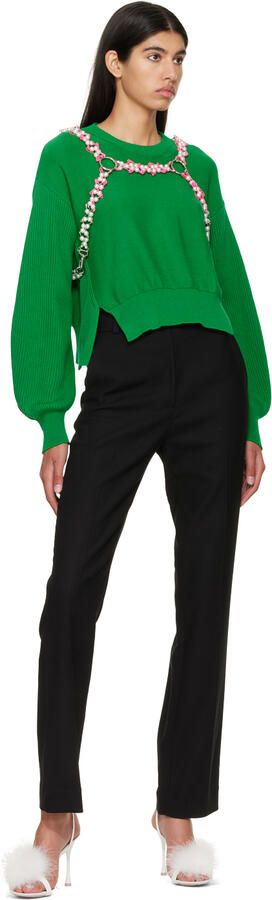 Gianvito Rossi White Spice Plume Heeled Sandals - Picture 4