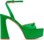 Gianvito Rossi Green Maddy Platform Sandals - Thumbnail 1