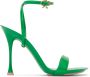 Gianvito Rossi Green Spice Ribbon Heeled Sandals - Thumbnail 1