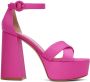 Gianvito Rossi Pink Sheridan Heeled Sandals - Thumbnail 1