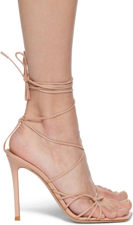 Gianvito Rossi Pink Sylvie Heeled Sandals - Picture 2