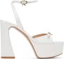 Gianvito Rossi White Maddy Heeled Sandals - Thumbnail 1