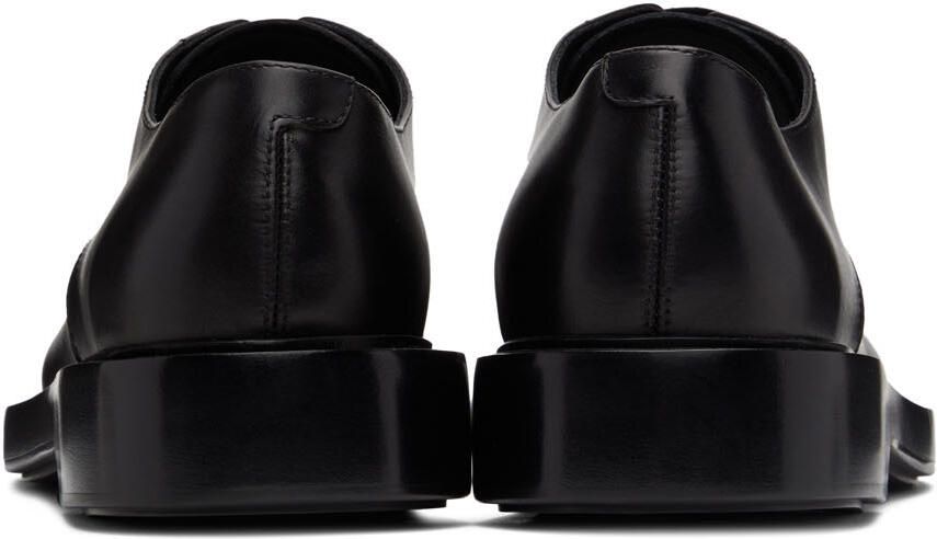 Giorgio Armani Black Leather Derbys