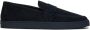 Giorgio Armani Navy Embossed Loafers - Thumbnail 1